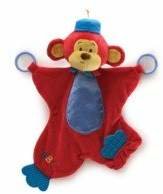 Baby Gund Color Fun Circus Monkers Activity Blanket 16" by Gund