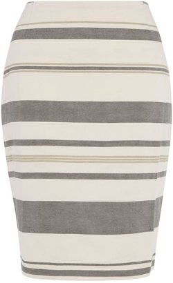 Nougat London Betty stripe print skirt