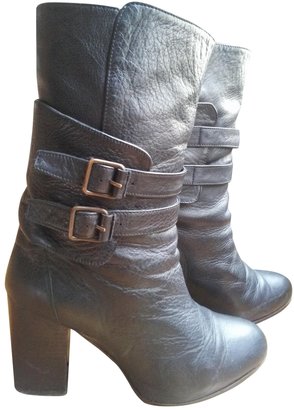 Vanessa Bruno Black Leather Boots