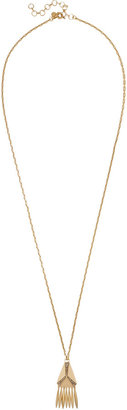 J.Crew Gold-plated crystal necklace