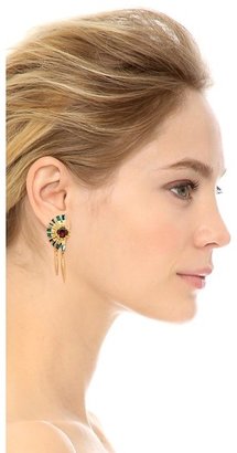 Elizabeth Cole Crystal Statement Earrings