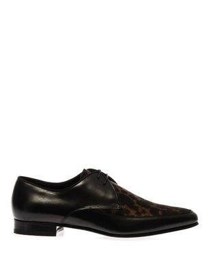 Saint Laurent Blake calf-hair and leather shoes