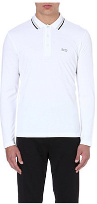 HUGO BOSS Plisy cotton-piqué polo shirt - for Men