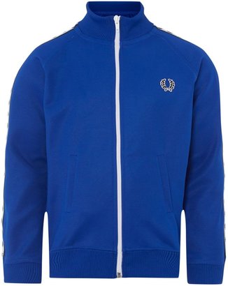 Fred Perry Boys zip funnel logo sweat