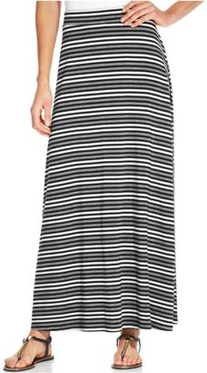 Style&Co. Petite Striped Maxi Skirt