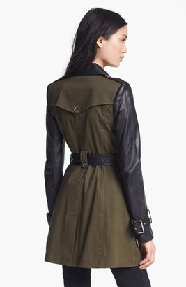 Rachel Zoe Belted Double Breasted Trench Coat