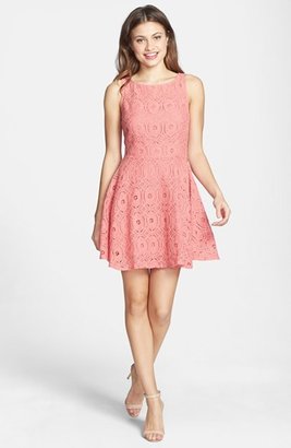 BB Dakota 'Renley' Lace Fit & Flare Dress (Nordstrom Exclusive)