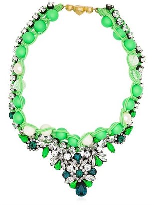 Shourouk Theresa Green Necklace