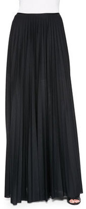Theory Miklo Pleated Jersey Skirt