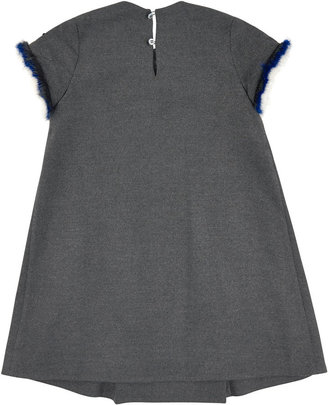 Fendi Trapeze dark grey dress