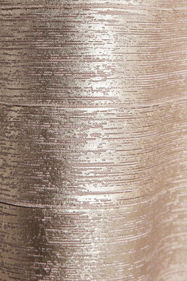 Herve Leger Ellen metallic bandage gown