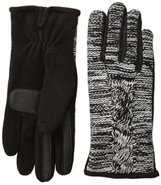 Isotoner Women's Smart-Touch Cable-Knit Glove with Thermaflex Lining