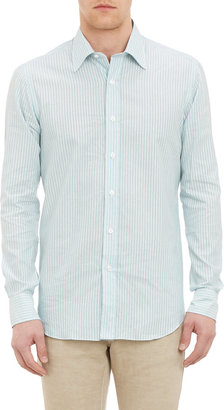 Salvatore Piccolo Border-Stripe Shirt