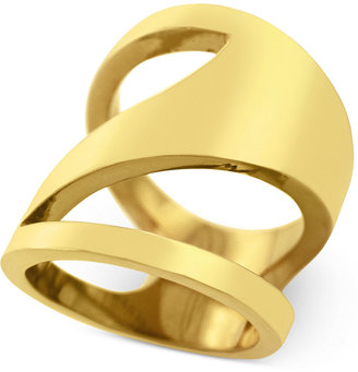 Vince Camuto Gold-Tone Cut-Out Ring