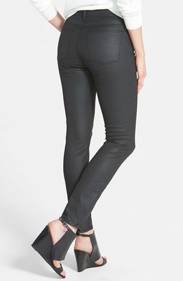 Eileen Fisher Organic Cotton Blend Skinny Jeans (Black)
