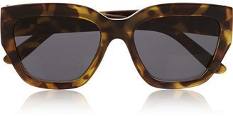 Le Specs Hermosa D-frame acetate sunglasses