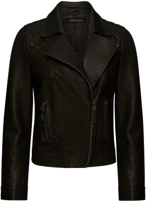Jaeger Leather Biker Jacket