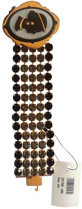 Miu Miu Gold-Plated Cameo Bracelet