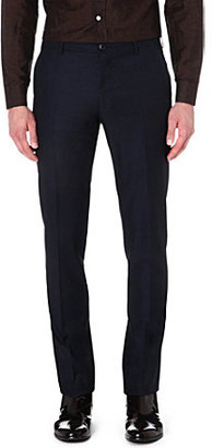 Paul Smith Windowpane-check wool-blend trousers - for Men