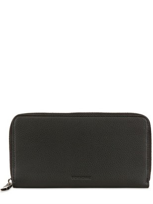 Christian Dior Soft Grained Long Zip Around Wallet