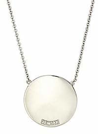 Jennifer Meyer Women's Initial Pendant Necklace - Silver