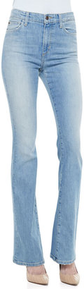 Joe's Jeans Nayeli High-Rise Flared-Leg Jeans, Light Blue