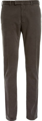 Boglioli Regular-Fit Garment-Dyed Cotton-Blend Trousers