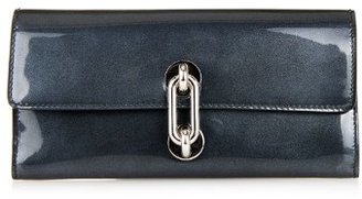 Balenciaga Maillon Money patent-leather wallet