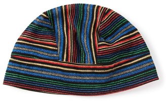 Biba Vintage striped cloche hat