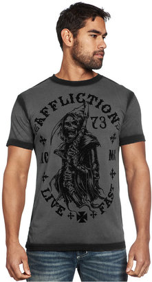 Affliction Death Awaits Graphic T-Shirt