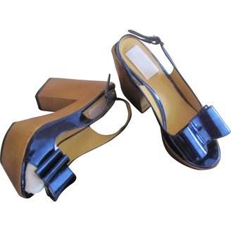 Lanvin Blue Patent leather Sandals
