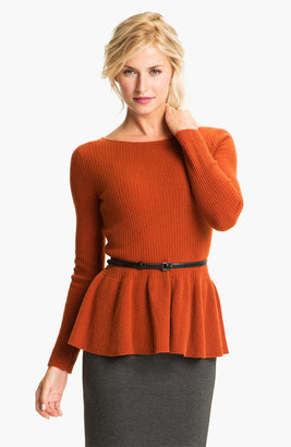 Classiques Entier 'Symphony' Belted Peplum Sweater