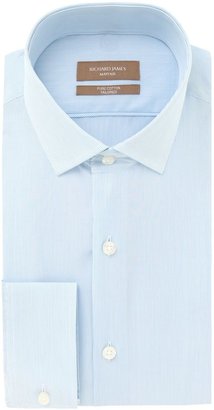 Richard James Men's Mayfair Austin fine stripe long sleeve shirt