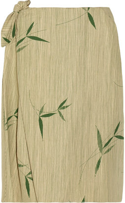 Marni Printed cotton-blend skirt