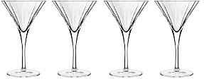 Luigi Bormioli Bach Martini Glass, Set of 4