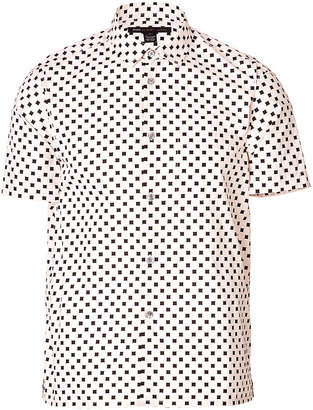 Marc by Marc Jacobs Cotton Print Short Sleeve Shirt