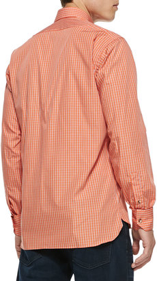 Ike Behar Lenny Check Long-Sleeve Shirt