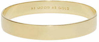 Kate Spade Idiom Bangles solid gold-GOLD-One Size