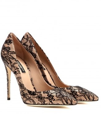 Dolce & Gabbana Kate Lace-coated Pumps