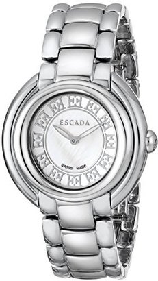 Escada Women's IWW-E2435011 Ivory Analog Display Swiss Quartz Silver Watch
