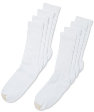 Gold Toe Men's Classic 6-Pairs Crew Athletic Socks + 2 Extra Pairs