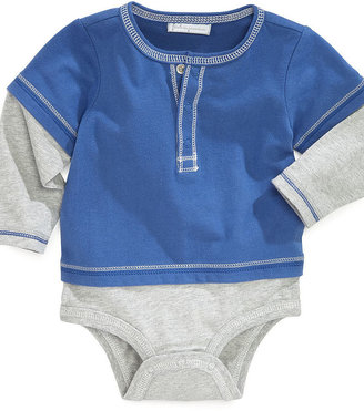 First Impressions Baby Bodysuit, Baby Boy Layered Look