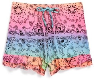 Flowers by Zoe Graphic Print Shorts (Toddler Girls & Little Girls)