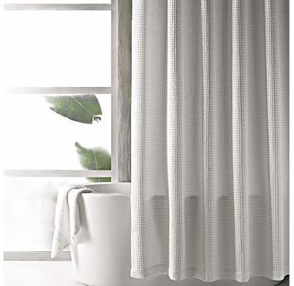 Hudson Park Collection Waffle Weave Shower Curtains - 100% Exclusive