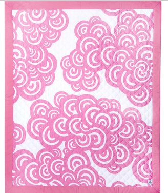 Oilo Quilted Play Blanket- Petal Pink