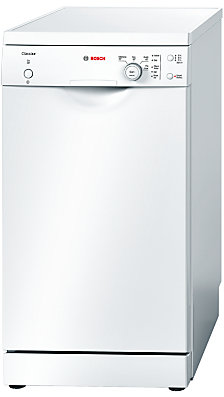 Bosch Classixx SPS40C12GB Slimline Freestanding Dishwasher, White