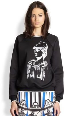 Athena Clover Canyon Embroidered Neoprene Sweatshirt