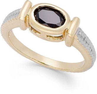 Townsend Victoria Sapphire Cable Ring in 18k Gold over Sterling Silver (1 ct. t.w.)