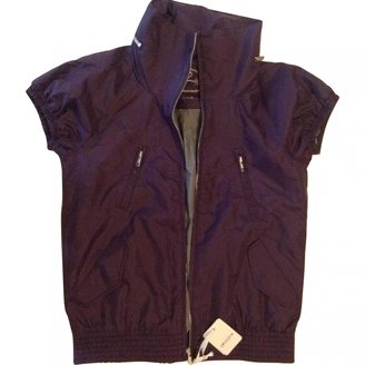 Sessun Purple Polyester Biker jacket