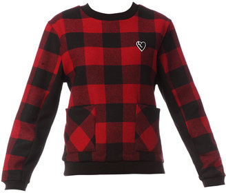 American Retro Sweatshirts - checky sweater - Black